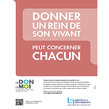 Commander les brochures avec la carte de donneur à l'intérieur pour le don d'organes