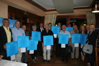 Remise de la toile Le don de soi, aux Clubs Kiwanis de la Division La Provence.