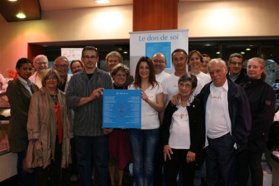 La boucherie-Charcuterie Laurent Brunet à Pernes : 112 ème maillon de la chaîne de solidarité,Le don de soi !