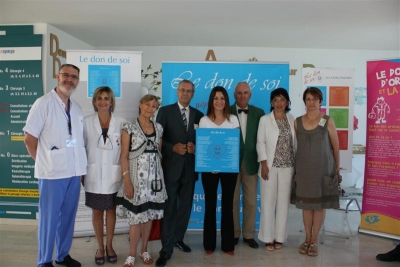 Le Centre Hospitalier de Carpentras : 2ème Hôpital du Vaucluse à accueillir la toile, Le don de soi.