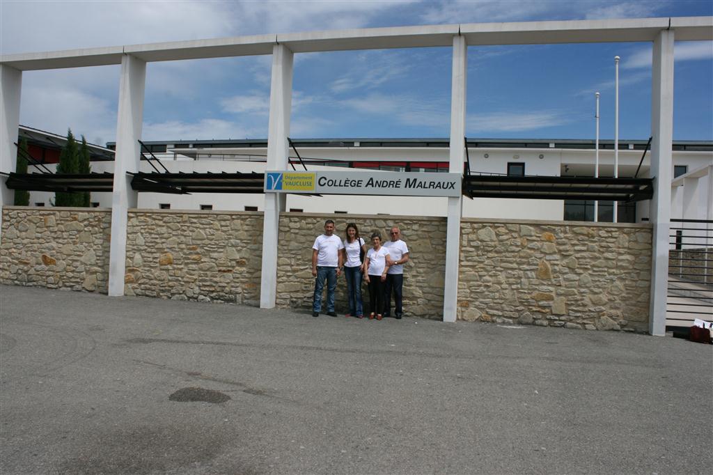 Le Collège André Malraux, Premier Etablissement Scolaire à accueillir